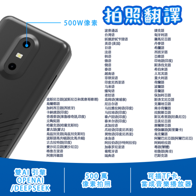HEY U 大螢幕拍照翻譯機