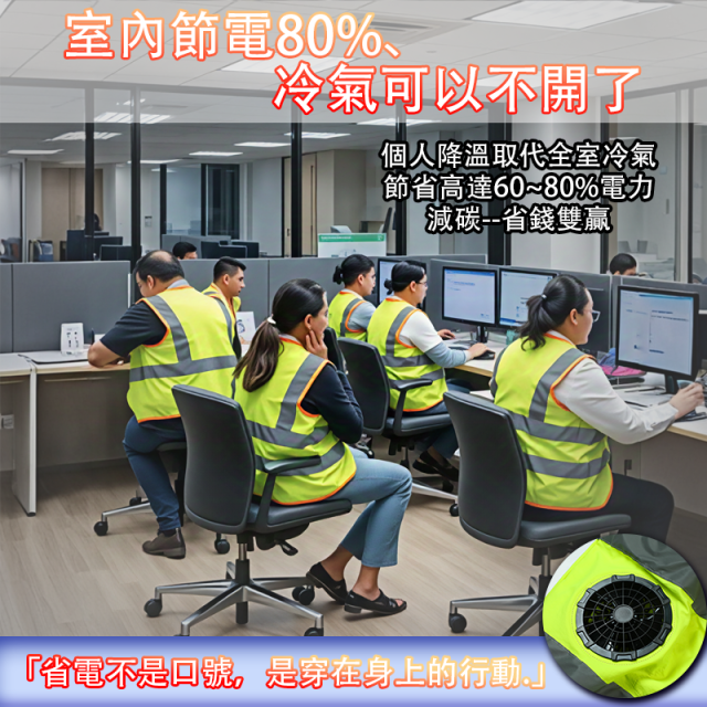 TAKUMI 風行日本空調背心。買就送12V強效風扇，12V兩萬毫安專用電池。