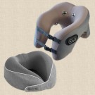 賓士灰＋賓士灰。Erlangan貝殻頸枕  + $998 