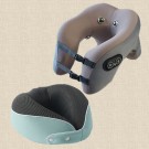 賓士灰＋孔雀藍Erlangan貝殻頸枕  + $998 