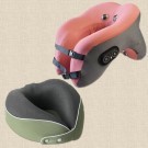 玫瑰粉＋橄欖綠Erlangan貝殻頸枕  + $998 